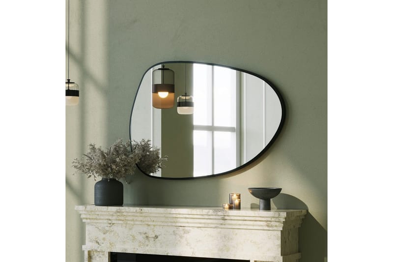 Spegel Inrol Svart - Svart - Inredning & dekor - Speglar - Väggspegel