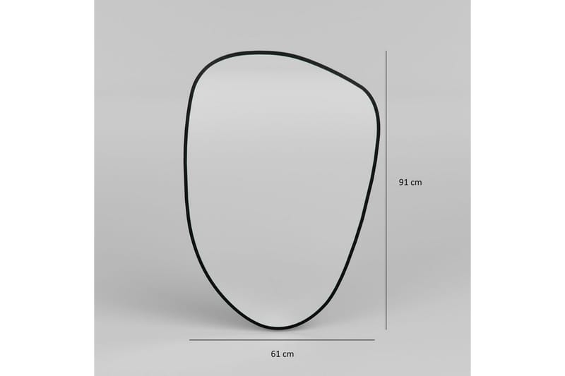 Spegel Inrol Svart - Svart - Inredning & dekor - Speglar - Väggspegel
