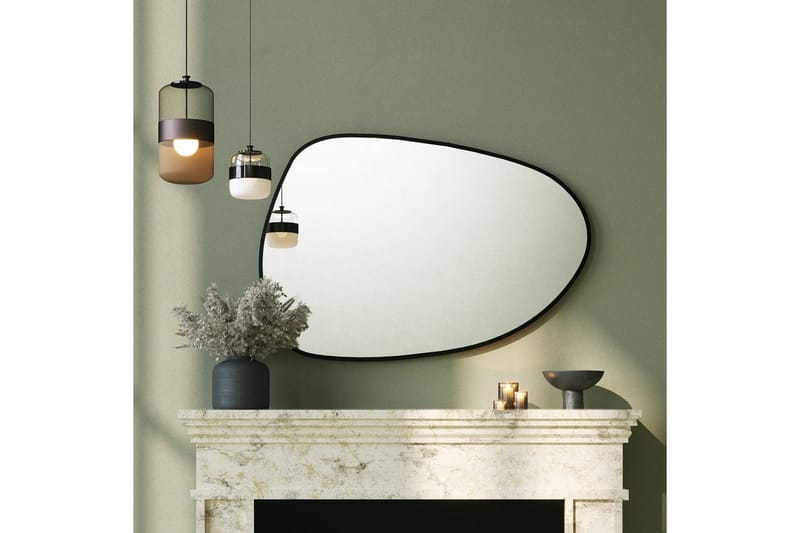 Spegel Inrol Svart - Svart - Inredning & dekor - Speglar - Väggspegel