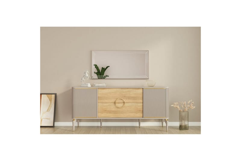 Spegel Jasvinder Vit - Vit - Inredning & dekor - Speglar - Väggspegel