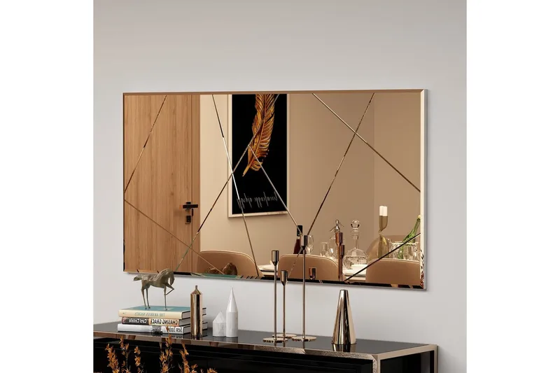 Spegel Luthen Brons - Brons - Inredning & dekor - Speglar - Väggspegel