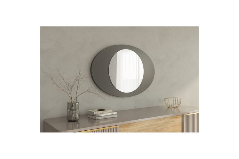 Spegel Masatoshi Antracit - Antracit - Inredning & dekor - Speglar - Väggspegel