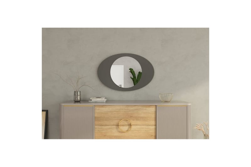 Spegel Masatoshi Antracit - Antracit - Inredning & dekor - Speglar - Väggspegel