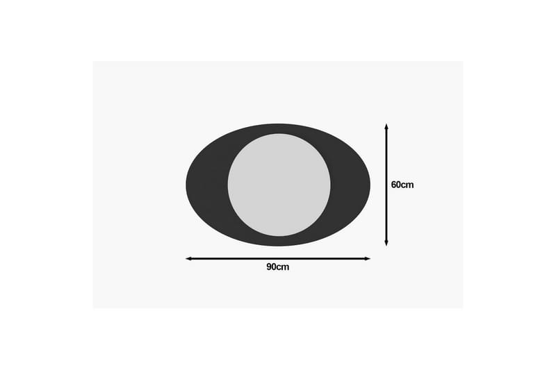 Spegel Masatoshi Svart - Svart - Inredning & dekor - Speglar - Väggspegel