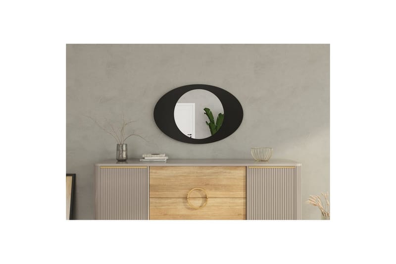Spegel Masatoshi Svart - Svart - Inredning & dekor - Speglar - Väggspegel