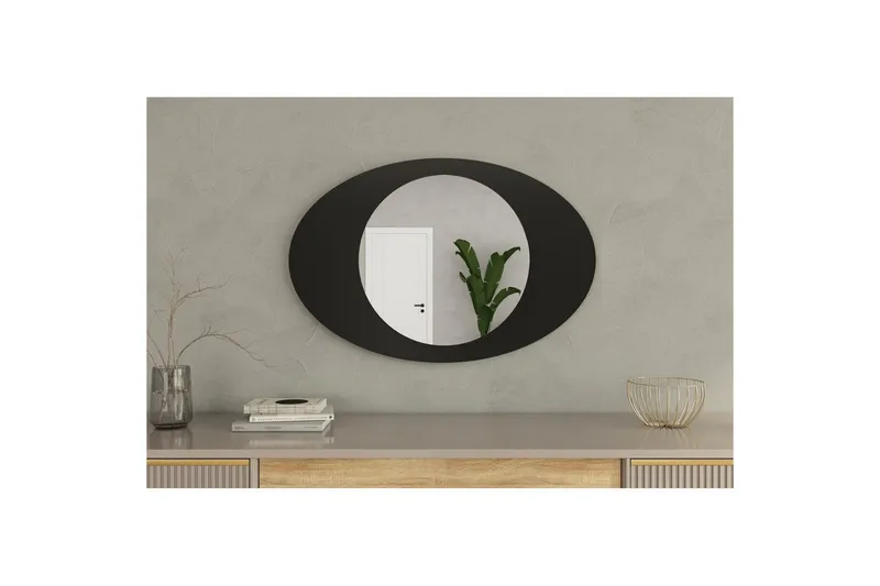 Spegel Masatoshi Svart - Svart - Inredning & dekor - Speglar - Väggspegel