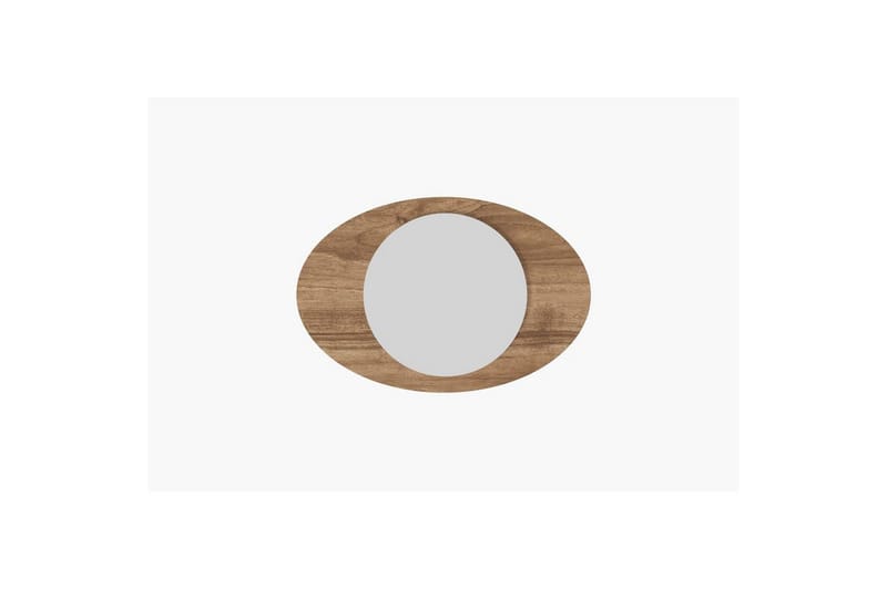 Spegel Masatoshi Valnöt - Valnöt - Inredning & dekor - Speglar - Väggspegel