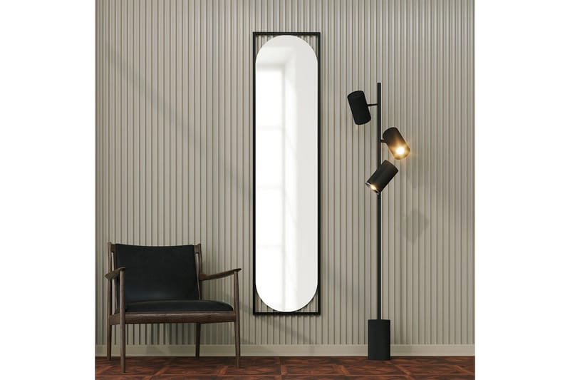 Spegel Norvia Svart - Svart - Inredning & dekor - Speglar - Badrumsspegel