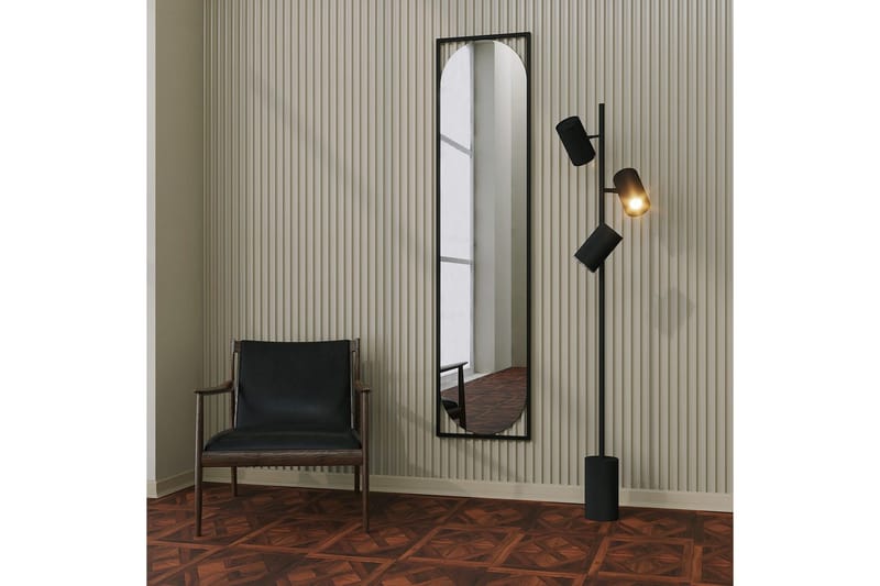 Spegel Norvia Svart - Svart - Inredning & dekor - Speglar - Badrumsspegel