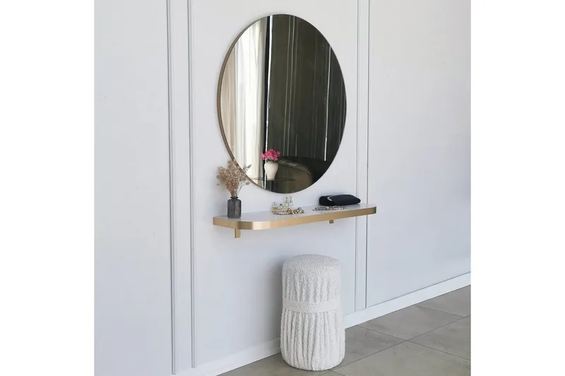 Spegel Rany Rany - Guld - Inredning & dekor - Speglar - Väggspegel