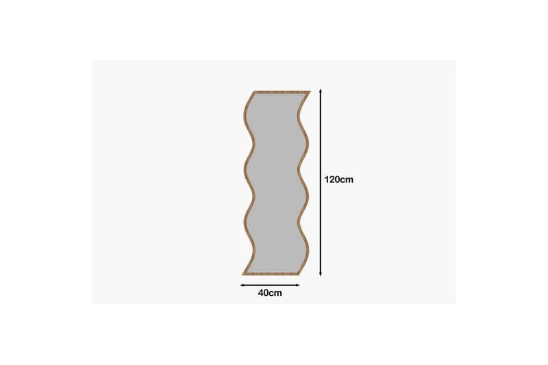 Spegel Safidon Vit / Natur - Vit / Natur - Inredning & dekor - Speglar - Väggspegel