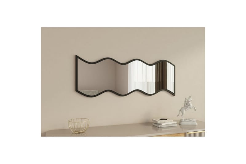 Spegel Safidon Vit / Svart - Vit / Svart - Inredning & dekor - Speglar - Väggspegel
