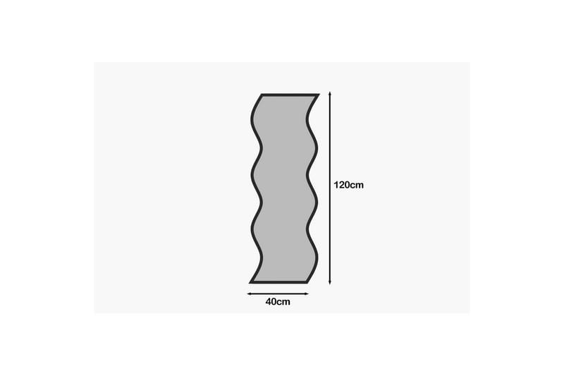 Spegel Safidon Vit / Svart - Vit / Svart - Inredning & dekor - Speglar - Väggspegel