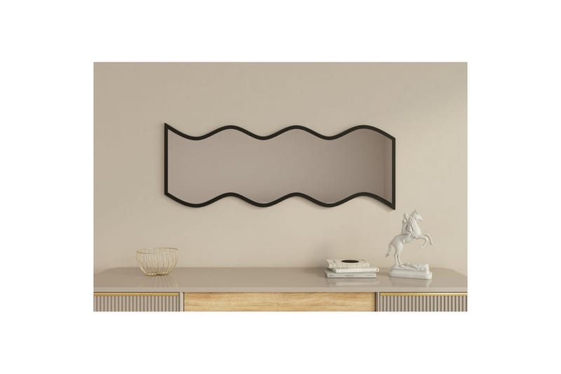 Spegel Safidon Vit / Svart - Vit / Svart - Inredning & dekor - Speglar - Väggspegel