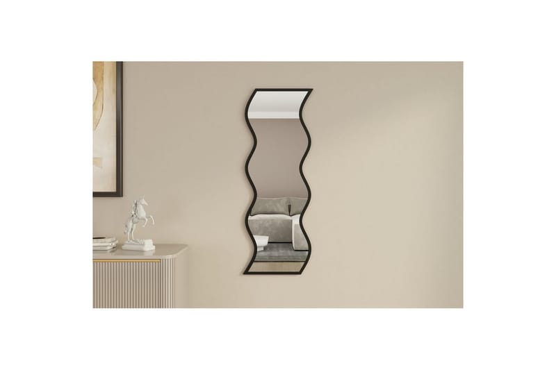 Spegel Safidon Vit / Svart - Vit / Svart - Inredning & dekor - Speglar - Väggspegel