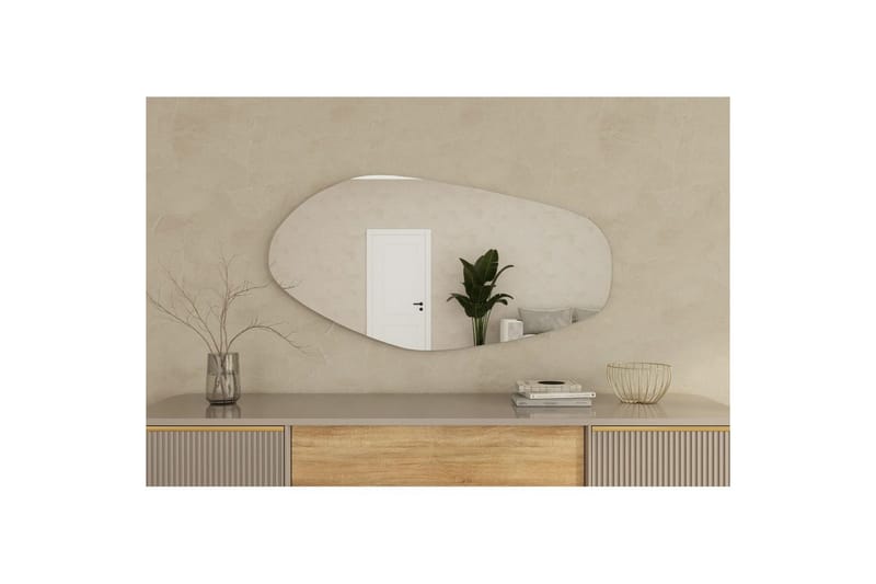 Spegel Ticomanra svart - Svart - Inredning & dekor - Speglar - Väggspegel