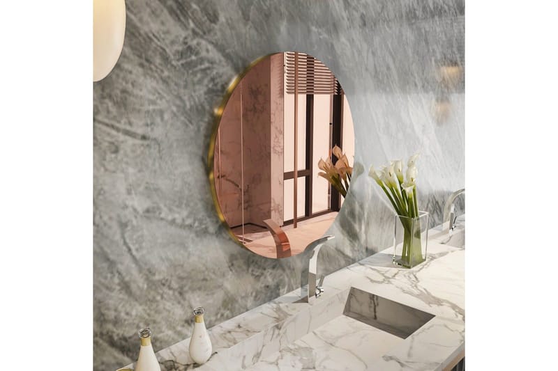 Spegel Torlen Brons / Rany - Brons / Rany - Inredning & dekor - Speglar - Badrumsspegel
