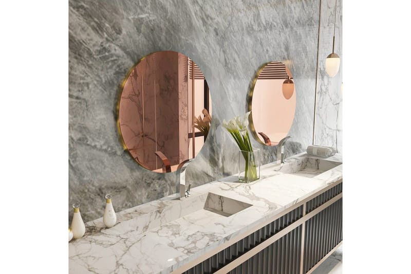 Spegel Torlen Brons / Rany - Brons / Rany - Inredning & dekor - Speglar - Badrumsspegel