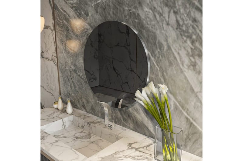 Spegel Torlen Mörkgrå / Argentu - Mörkgrå / Argentu - Inredning & dekor - Speglar - Badrumsspegel