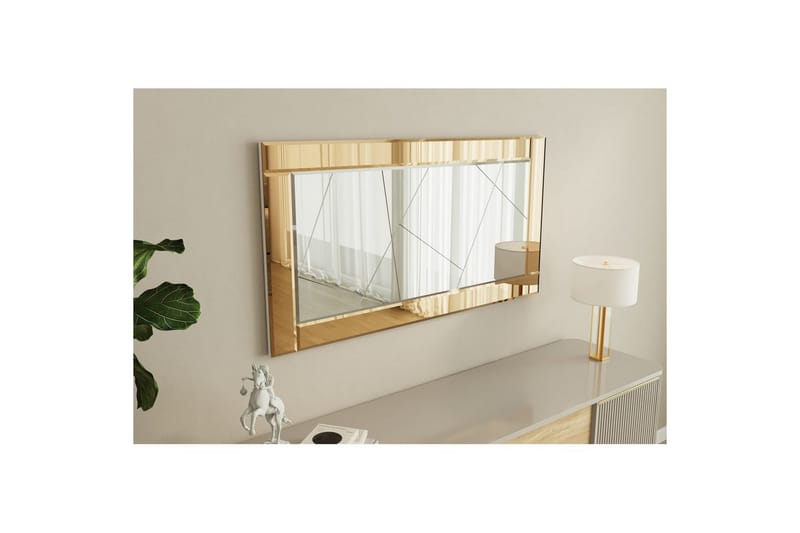 Spegel Virlin Brons / Vit - Brons / Vit - Inredning & dekor - Speglar - Väggspegel