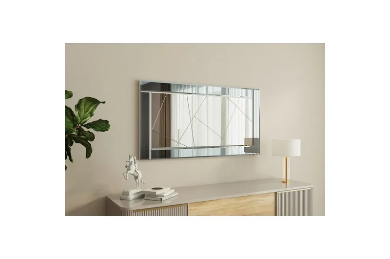 Spegel Virlin Fume / Vit - Fume / Vit - Inredning & dekor - Speglar - Väggspegel
