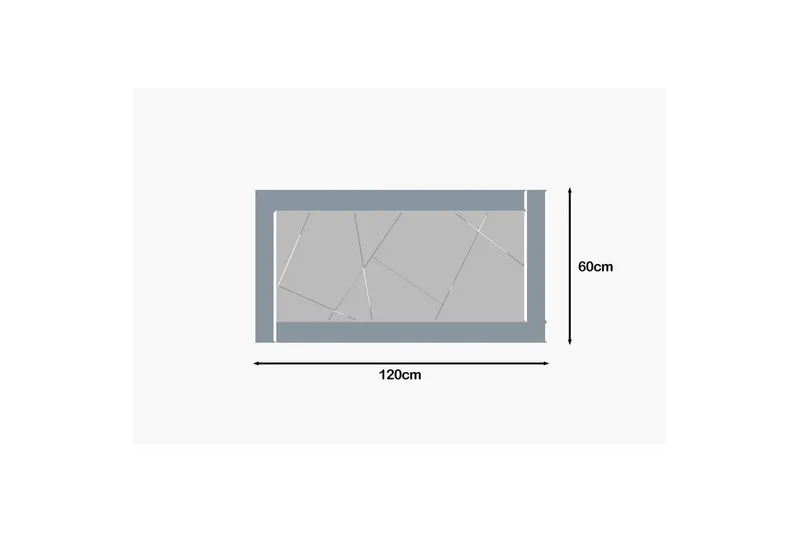 Spegel Virlin Fume / Vit - Fume / Vit - Inredning & dekor - Speglar - Väggspegel