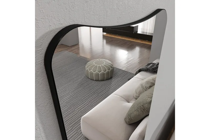 Spegel Vitros Svart - Svart - Inredning & dekor - Speglar - Helkroppsspegel