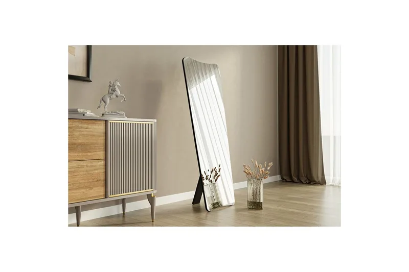 Spegel Vitros Svart - Svart - Inredning & dekor - Speglar - Helkroppsspegel