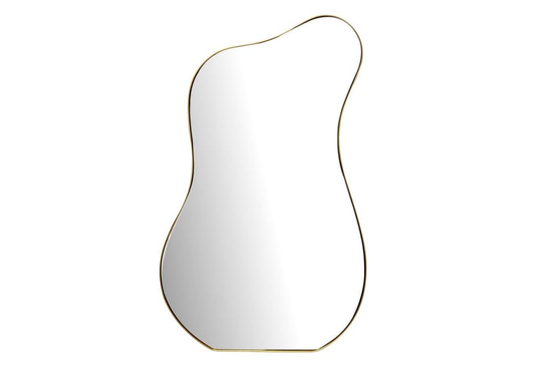 Spegel Wohnling Asymmetrisk metallram oval 100 cm - Inredning & dekor - Speglar - Väggspegel