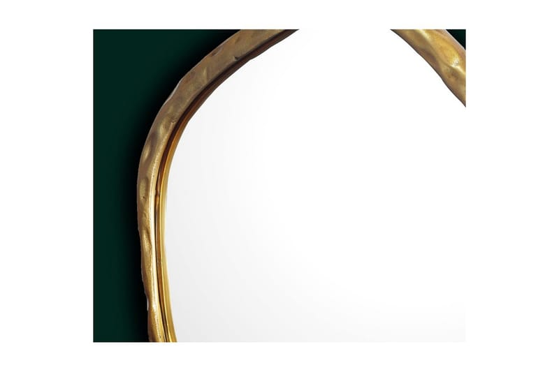 Spegel Wohnling Asymmetrisk metallram rund 60 cm - Inredning & dekor - Speglar - Väggspegel