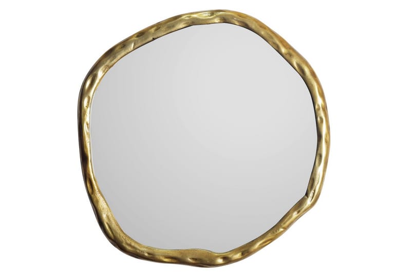 Spegel Wohnling Asymmetrisk metallram rund 60 cm - Inredning & dekor - Speglar - Väggspegel