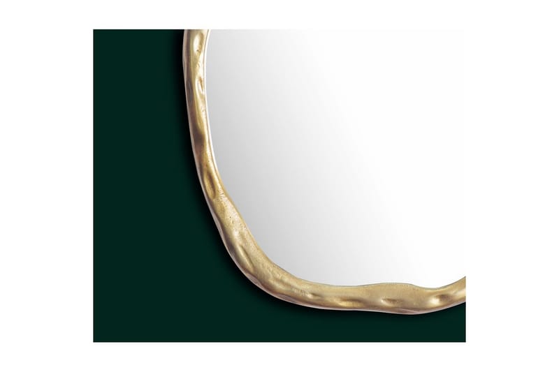 Spegel Wohnling Asymmetrisk metallram rund 60 cm - Inredning & dekor - Speglar - Väggspegel