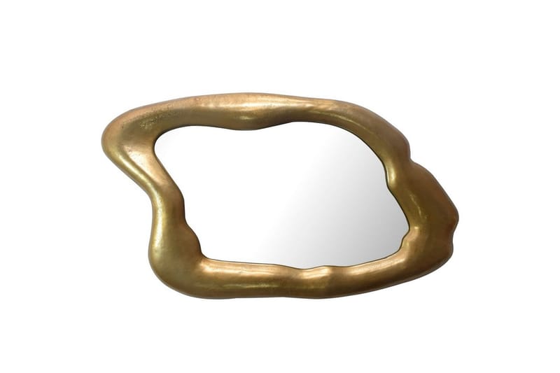 Spegel Wohnling Asymmetrisk tjock metallram oval 100 cm - Inredning & dekor - Speglar - Väggspegel