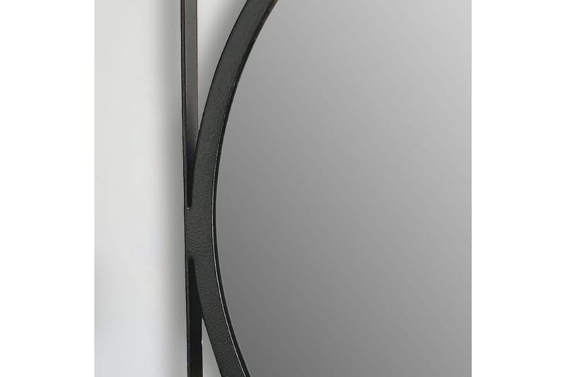 Spegel Wohnling Fyrkantig Ram Rund 54 cm Modern - Inredning & dekor - Speglar - Väggspegel