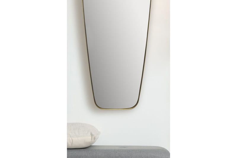 Spegel Wohnling Rektangulärt guld 100 cm klassisk metallram modern - Inredning & dekor - Speglar - Väggspegel