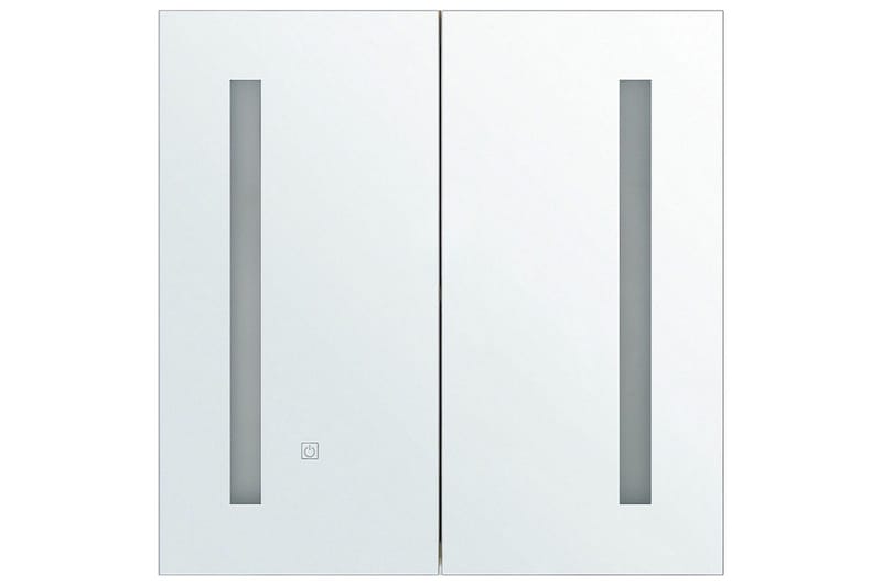 Badrumsskåp med spegel Chabunco Vit, Silver - Vit, Silver - Inredning & dekor - Speglar - Spegelmöbler - Spegelskåp