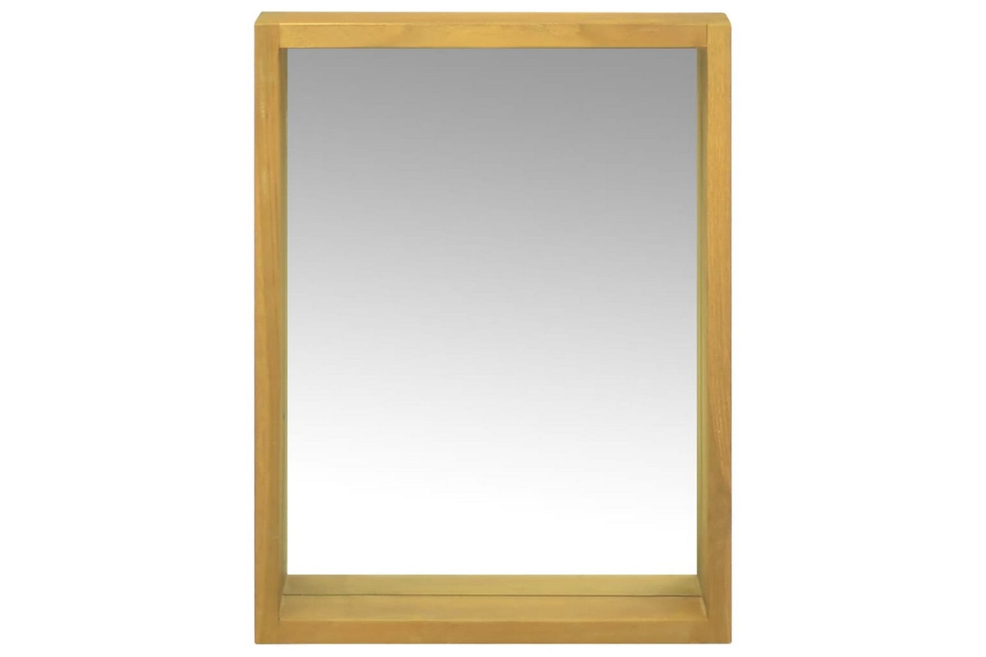 beBasic Spegelskåp 30x10x40 cm massiv teak -