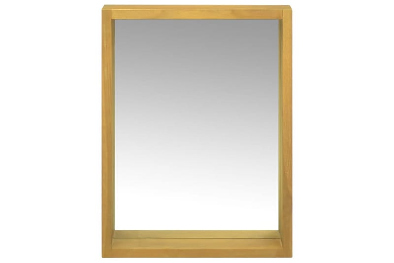 beBasic Spegelskåp 30x10x40 cm massiv teak - Badrumsskåp - Spegelskåp