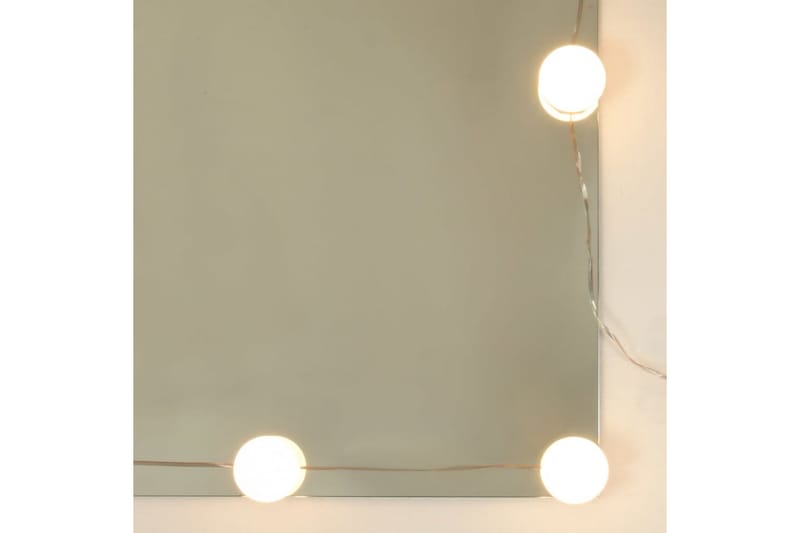 beBasic Spegelskåp med LED sonoma-ek 60x40x140 cm - Badrumsskåp - Spegelskåp