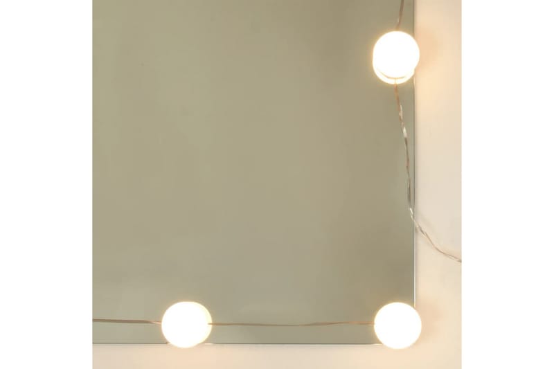 beBasic Spegelskåp med LED sonoma-ek 76x15x55 cm - Badrumsskåp - Spegelskåp