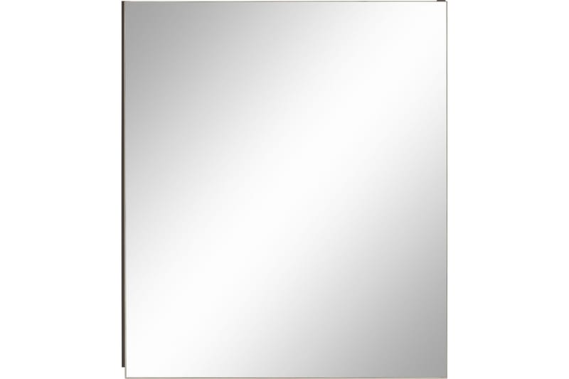 LAMIRANDA Väggskåp 60x15 cm Antracit/Vit - Badrumsskåp - Spegelskåp