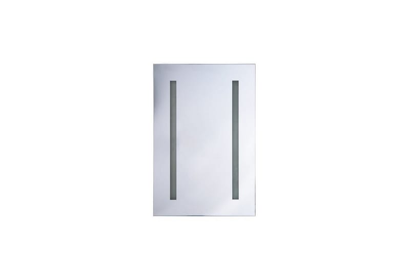 ANDICE Badrumsskåp 40 cm Spegel med LED-belysning Vit - Inredning & dekor - Speglar - Spegelmöbler - Spegelskåp