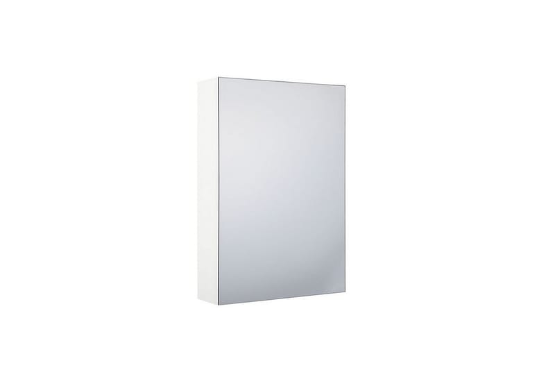 COMILLAS Badrumsskåp 40 cm med Spegel Vit - Badrumsskåp - Spegelskåp
