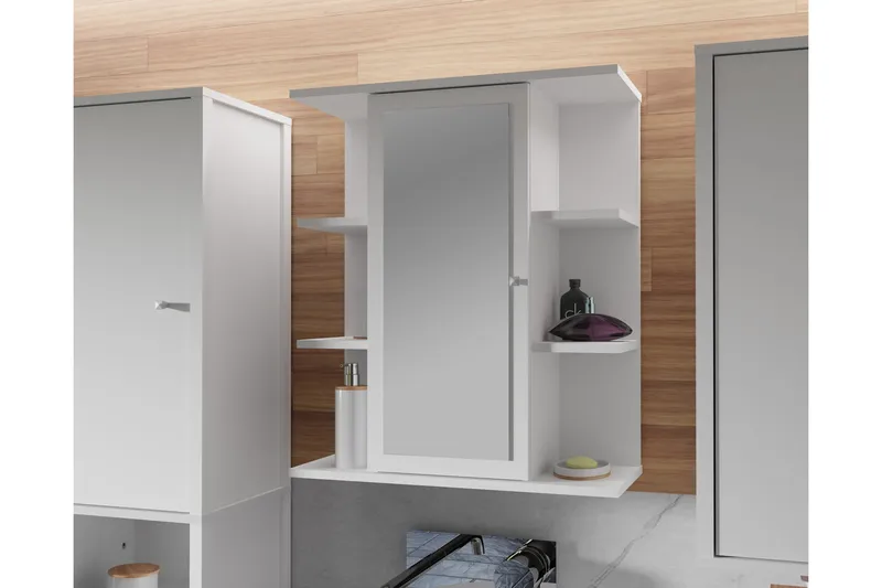 Elsassona Väggskåp 26x60 cm - Vit - Inredning & dekor - Speglar - Spegelmöbler - Spegelskåp