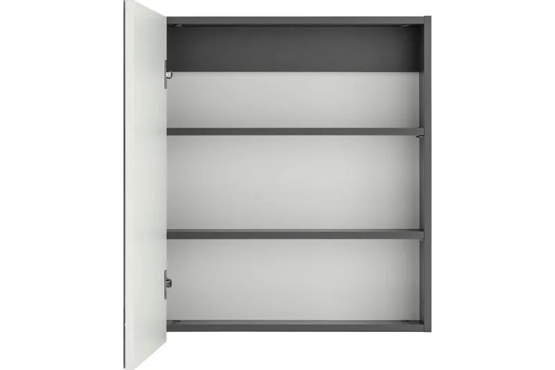 Hudnall Väggskåp 60x15 cm - Antracit/Natur - Inredning & dekor - Speglar - Spegelmöbler - Spegelskåp