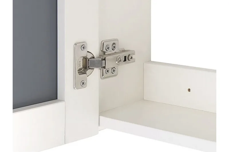 Jaramillo Badrumsskåp 60 cm Spegel med LED-belysning - Vit - Inredning & dekor - Speglar - Spegelmöbler - Spegelskåp