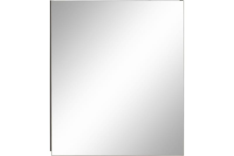 LAMIRANDA Väggskåp 60x15 cm Antracit/Natur - Badrumsskåp - Spegelskåp