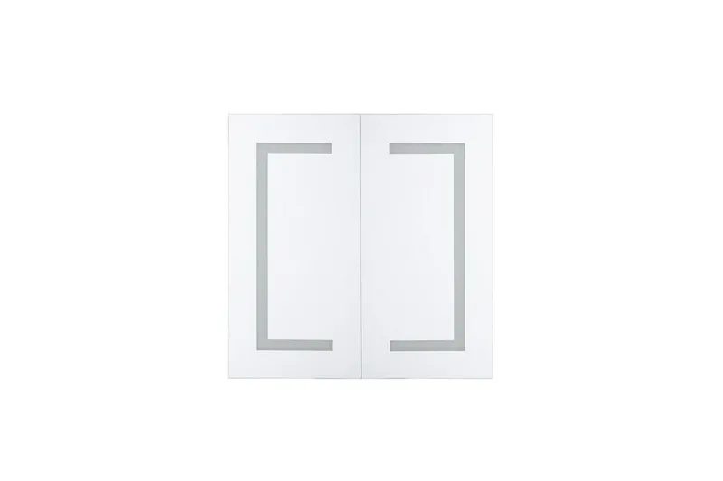 Mazarredo Badrumsskåp 60 cm Spegel med LED-belysning - Vit - Inredning & dekor - Speglar - Spegelmöbler - Spegelskåp