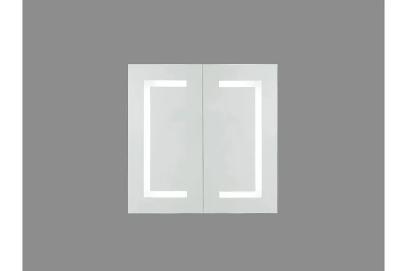 Mazarredo Badrumsskåp 60 cm Spegel med LED-belysning - Vit - Inredning & dekor - Speglar - Spegelmöbler - Spegelskåp