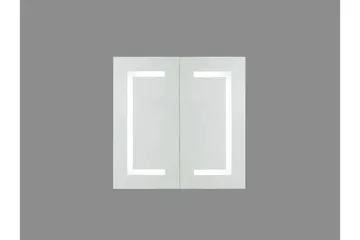 Mazarredo Badrumsskåp 60 cm Spegel med LED-belysning - Vit - Inredning & dekor - Speglar - Spegelmöbler - Spegelskåp